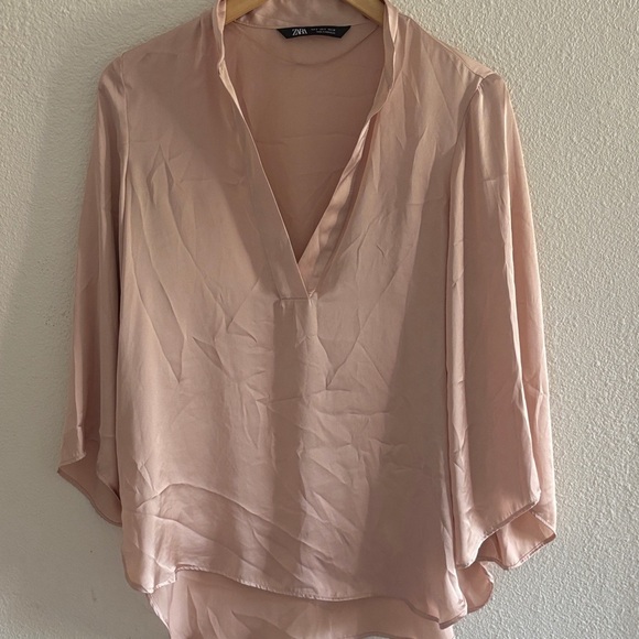 Zara Satin Blouse - Picture 1 of 3